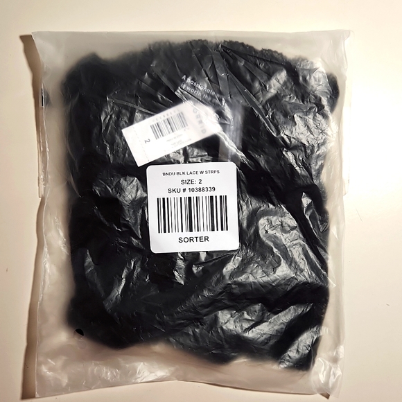 ❤️NWT VINTAGE TORRID UNLINED LACE BANDEAU BRALETTE - SEMI-SHEER - WIRELESS PLUS - Picture 4 of 9